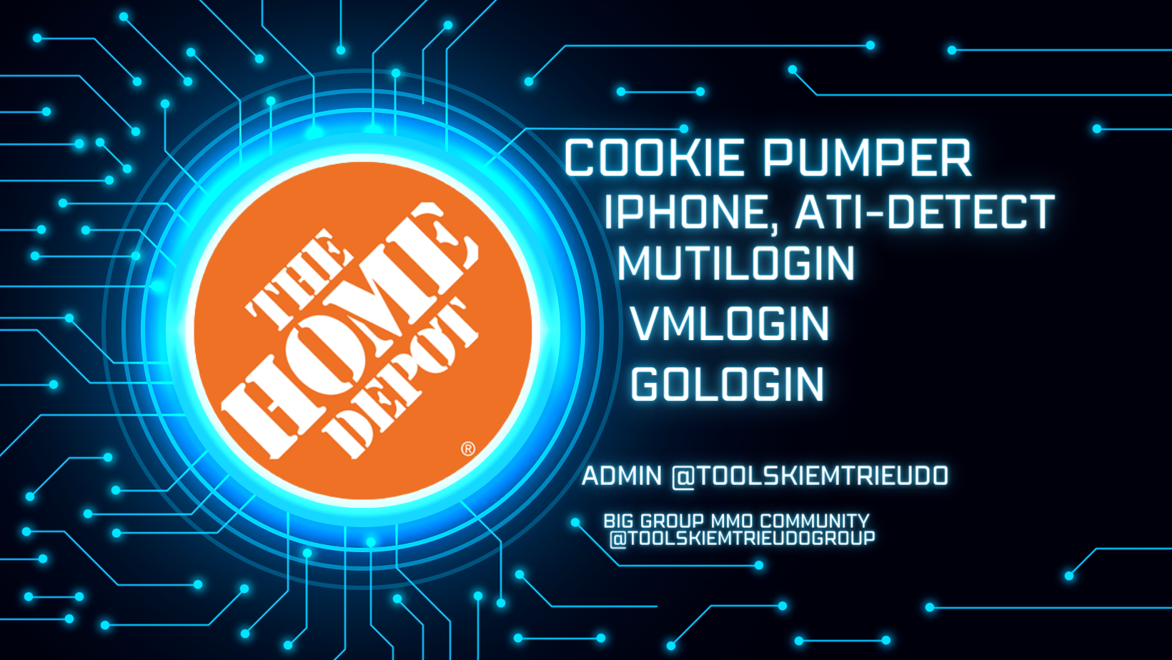 Công cụ nuôi tài khoản Homedepot trên iphone như người dùng thật- Homedepot cookie Pumper on iphone Automation like a human