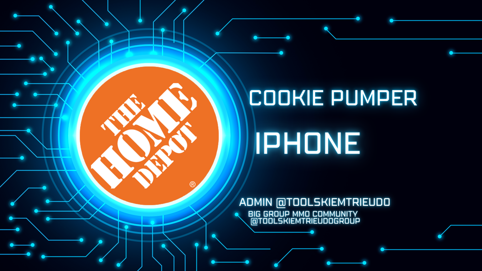 Homedepot Cookie Pumper iPhone Automate Like a Human