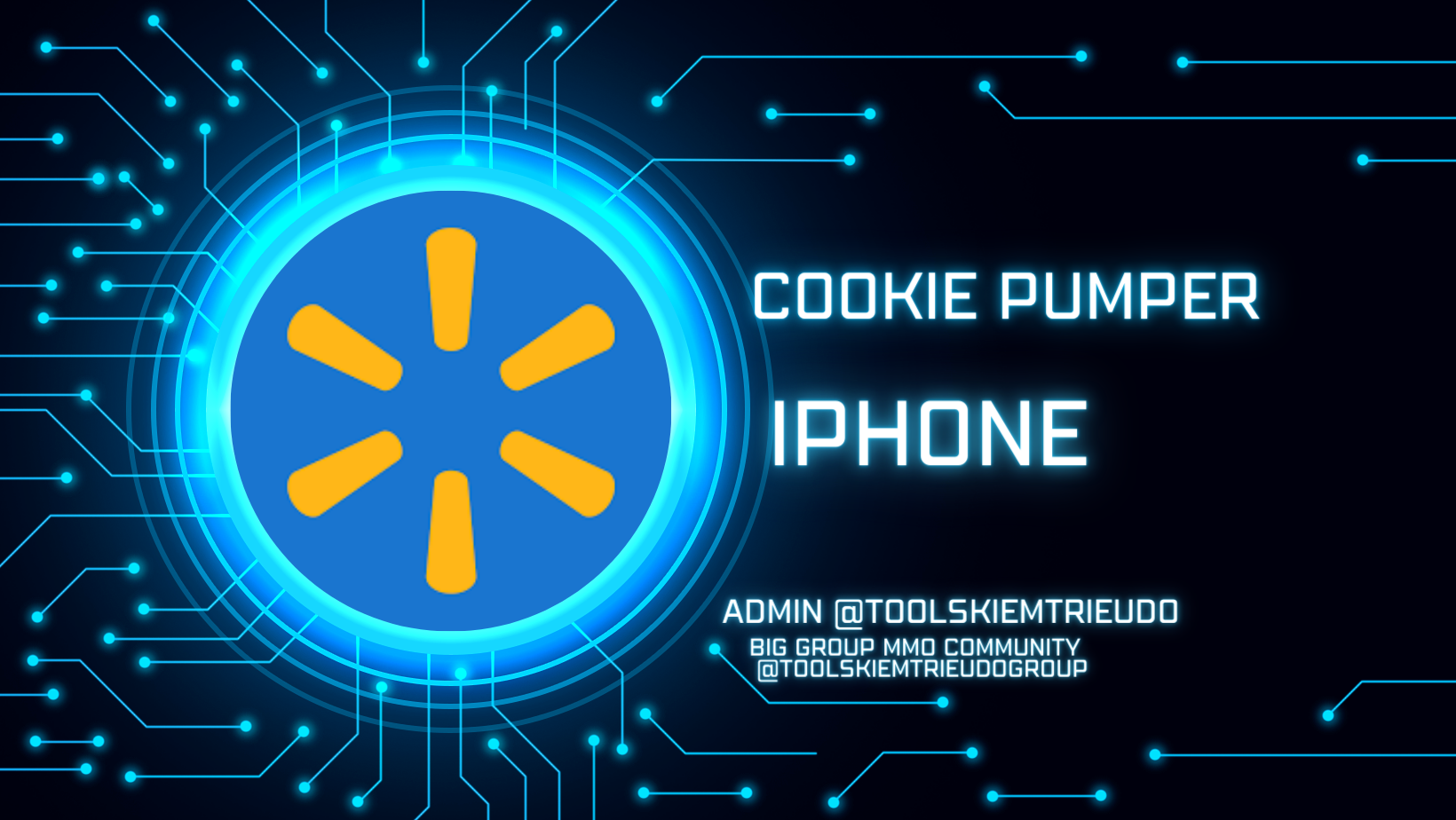 Công cụ nuôi tài khoản Walmart trên iPhone như người dùng thật- Walmart cookie Pumper on iPhone Automation like a human