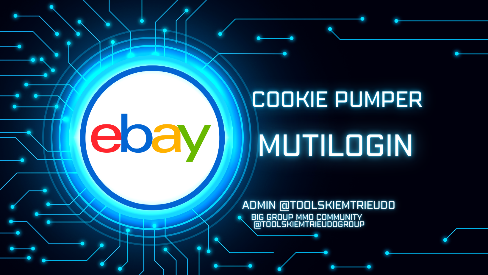 Công cụ tự động nuôi số lượng lớn tài khoản ebay – eBay Cookie Pumper là một công cụ cho Antidetect browser Mutilogin của Tools Kiếm Triệu Đô