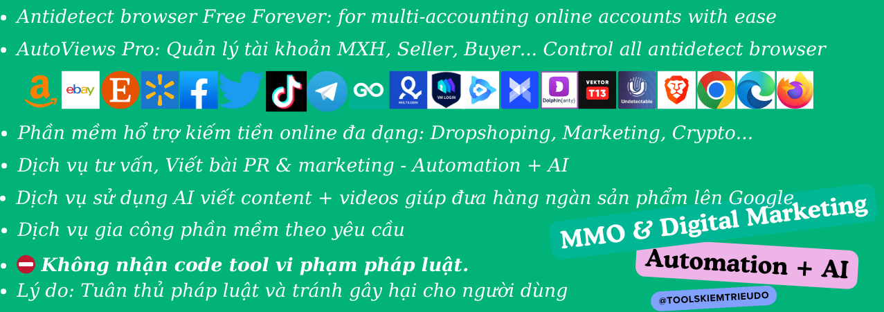 MMO & Digital Marketing Tools!