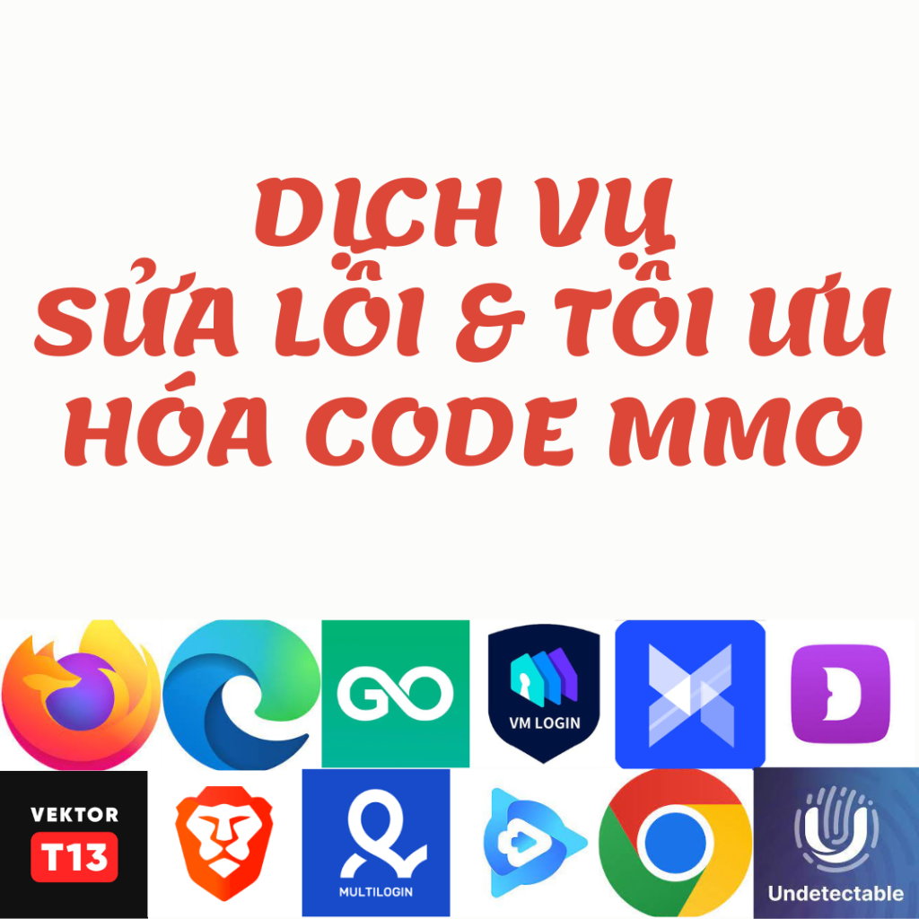 Dịch Vụ Sửa Lỗi & Tối Ưu Hóa Code MMO - MMO & Digital Marketing Tools!